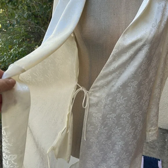 Vintage Christian Dior authentic rare ‘50’s satin robe made exclusively for Saks - Picture 10 of 16